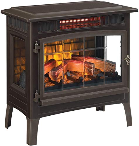 Duraflame Lò s??i ?i?n h?ng ngo?i 3D có ?i?u khi?n t? xa - Máy s??i không gian trong nhà di ??ng - DFI-5010 (??ng)