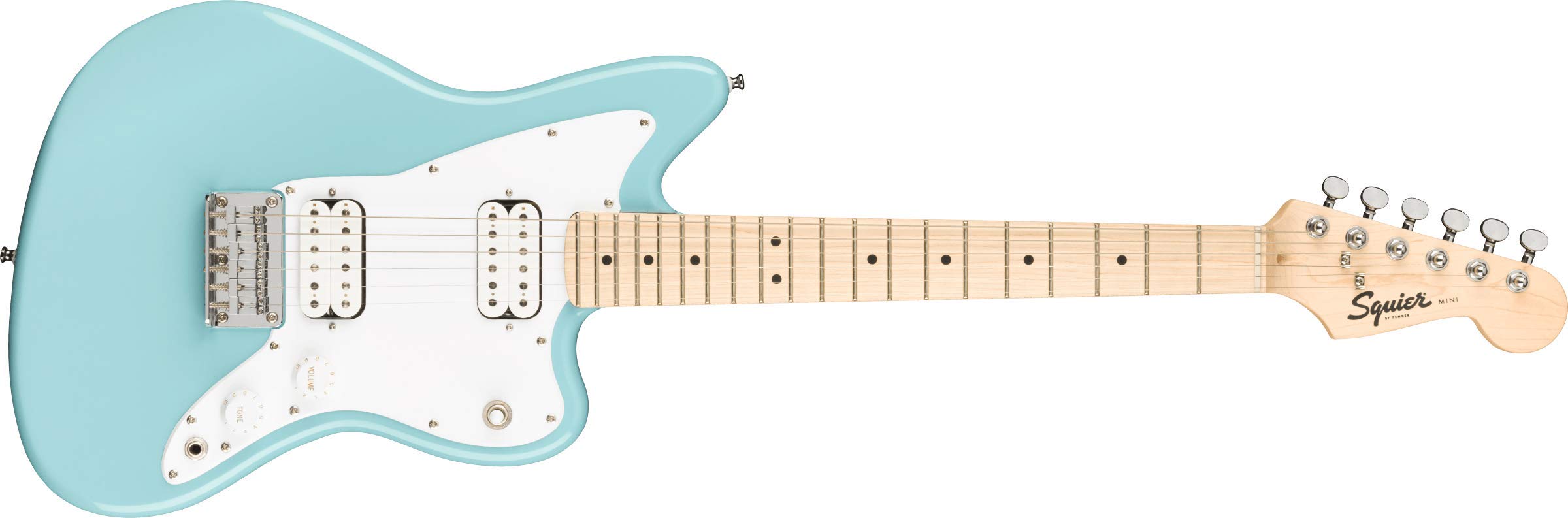 Squier ?àn Guitar ?i?n Mini Jazzmaster HH - Daphne Blue...