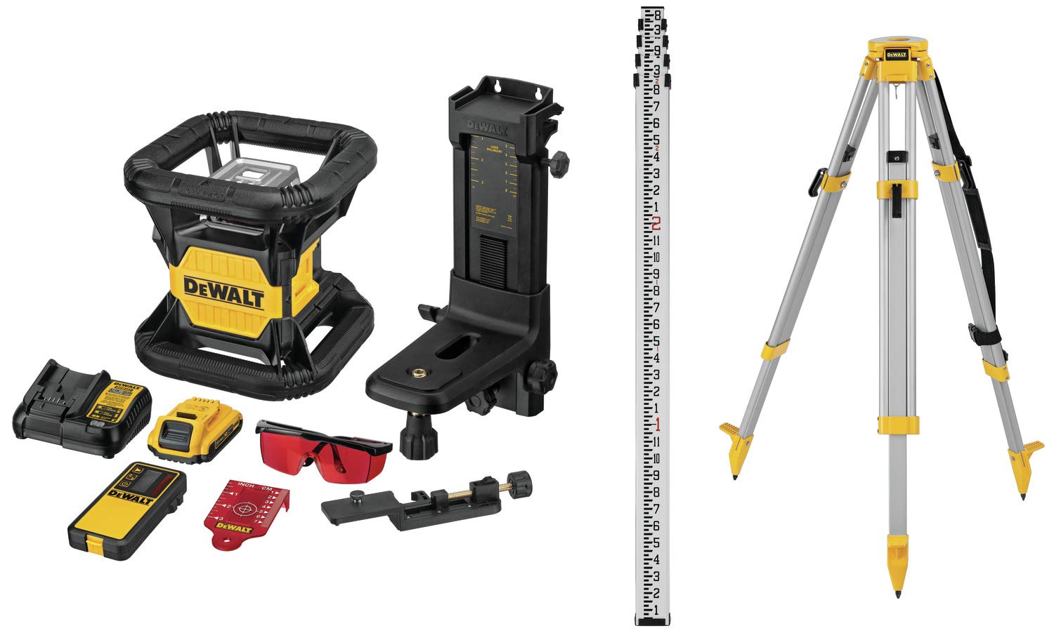 DEWALT DW079LRK 20V ?? B? LASER QUAY ??Y ??