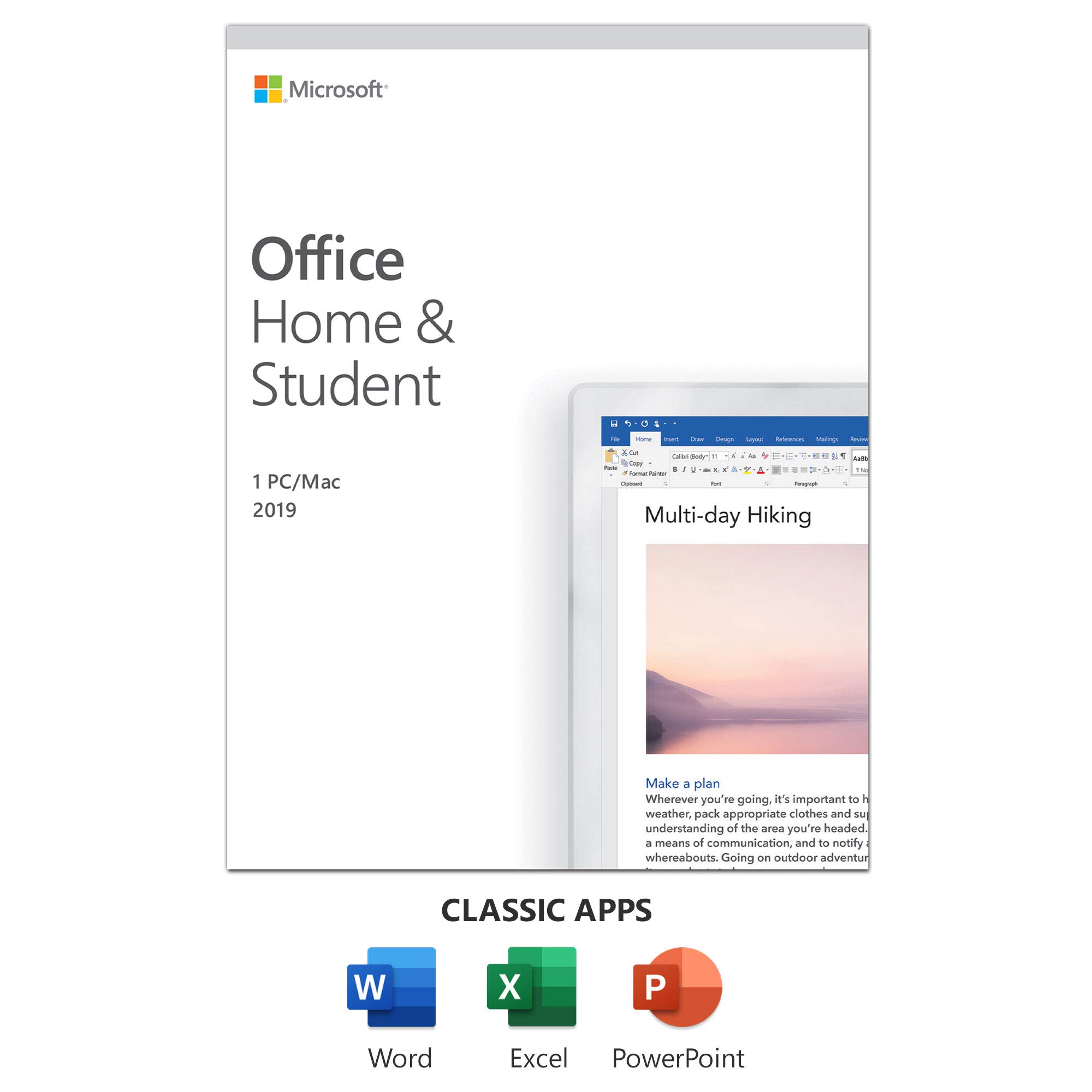 Microsoft Office 2019 Home & Student - Gói h?p - 1 PC/M...