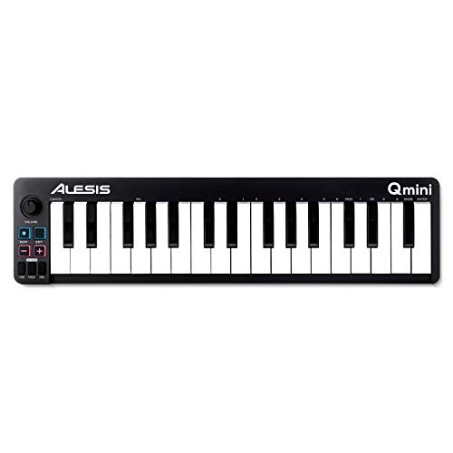 Alesis Qmini - B? ?i?u khi?n bàn phím MIDI USB 32 phím di ??ng v?i các phím hành ??ng t?ng h?p nh?y c?m Velocity và ph?n m?m s?n xu?t âm nh?c ?i kèm