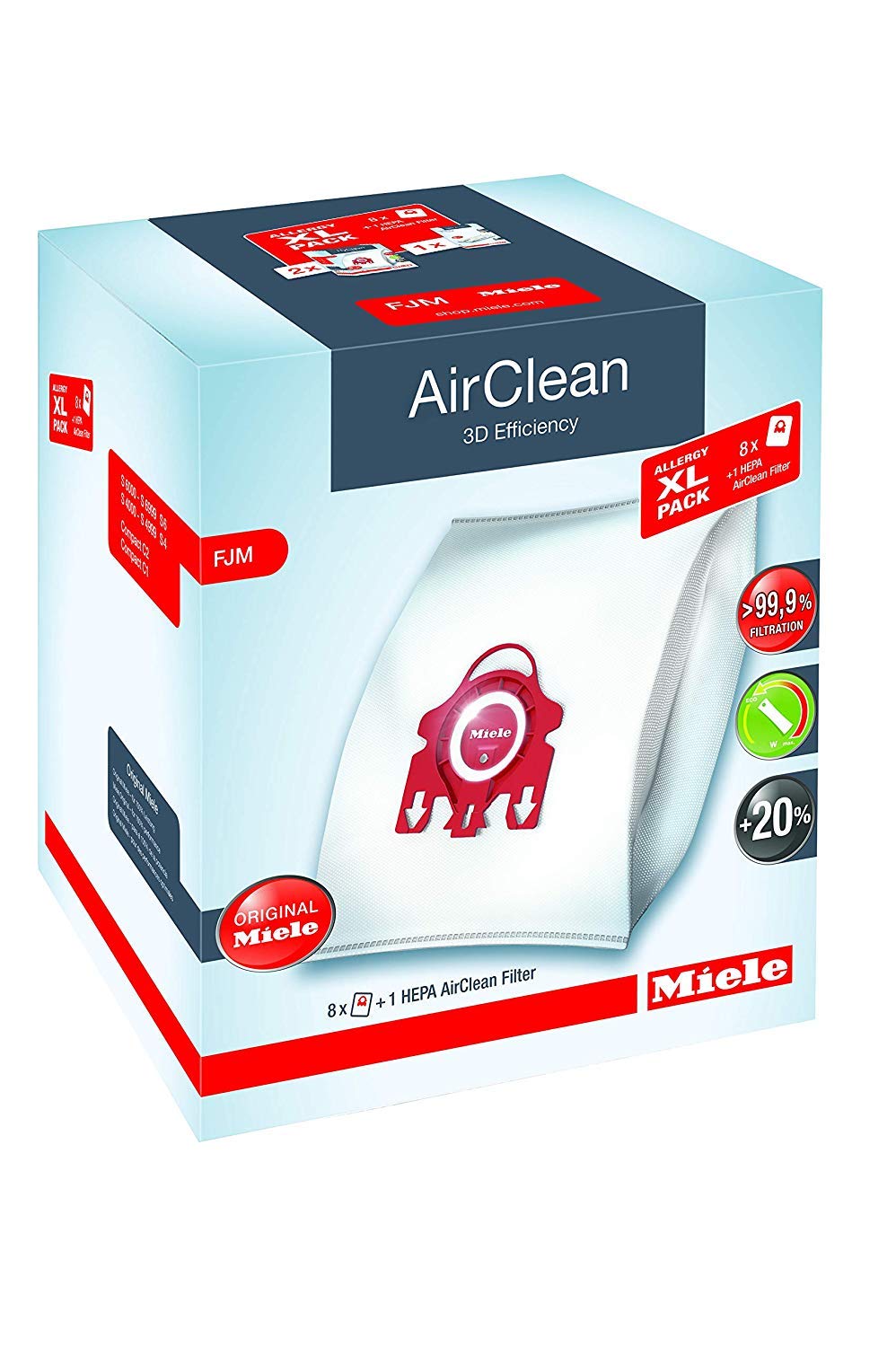 Miele Túi máy hút b?i XL Performance Pack AirClean 3D F...