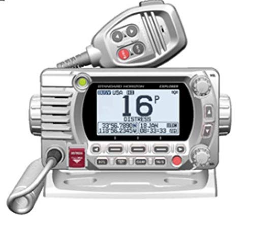 Standard Horizon GX1800GW Tr?ng 25W VHF/GPS/Second Stat...