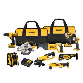 DEWALT B? d?ng c? k?t h?p 9 d?ng c?  DCK940D2 20V MAX L...