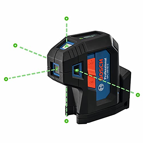 Bosch GPL100-50G 125ft Green 5-Point Self-Leaf Laser v?...