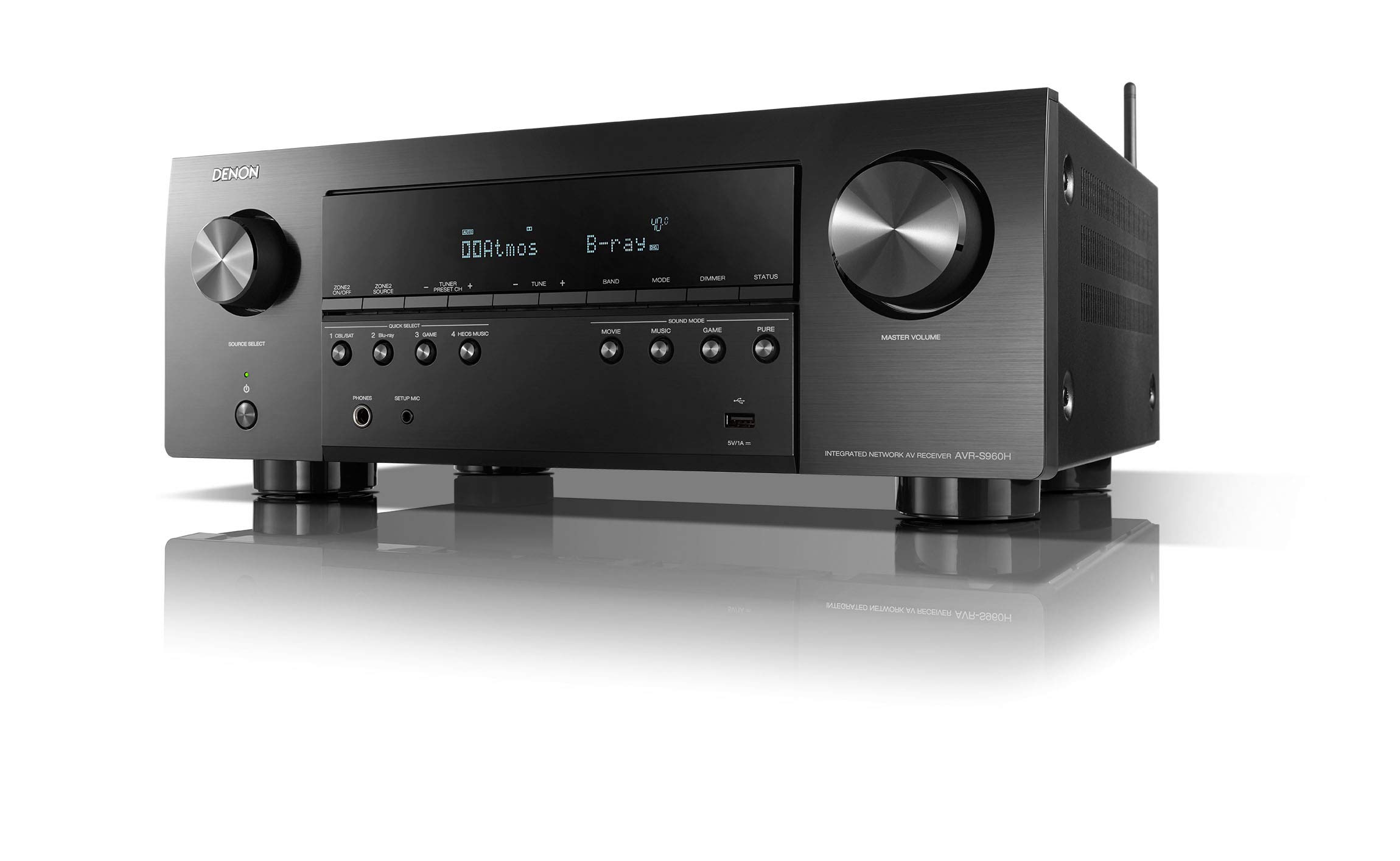 Denon B? thu AV AVR-S970H 8K Ultra HD 7.2 kênh (90Watt ...