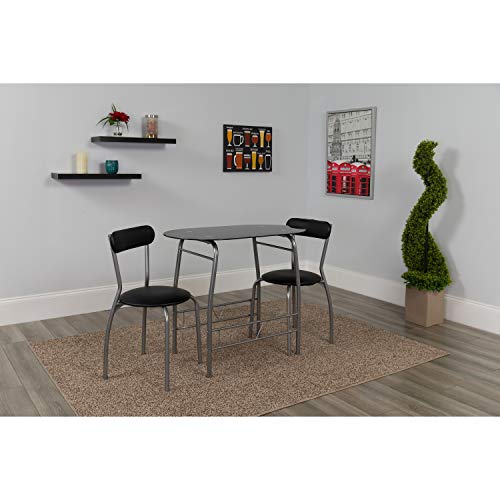 Flash Furniture Sutton 3 Piece Space-Saver Bistr...