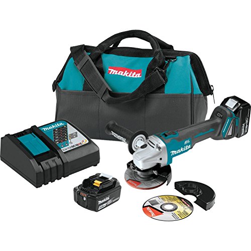 Makita B? máy mài góc/c?t XAG04T 18V LXT BL 4-1/2'/ 5'...