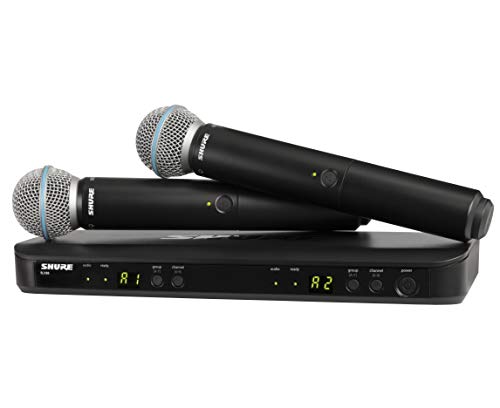 Shure H? th?ng micro không dây kênh ?ôi BLX288/B58