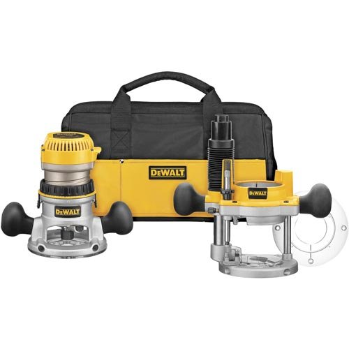 DEWALT B? k?t h?p máy phay ?? c? ??nh/phay chìm DW618PK...