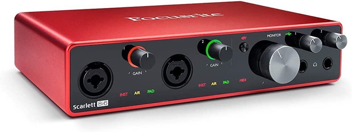 Focusrite Scarlett 8i6 (Th? h? th? 3) Giao di?n âm than...