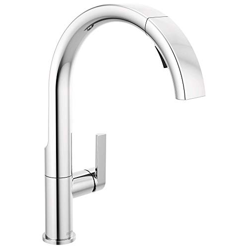 Delta Faucet Vòi b?p Keele Chrome có vòi phun kéo xu?ng...