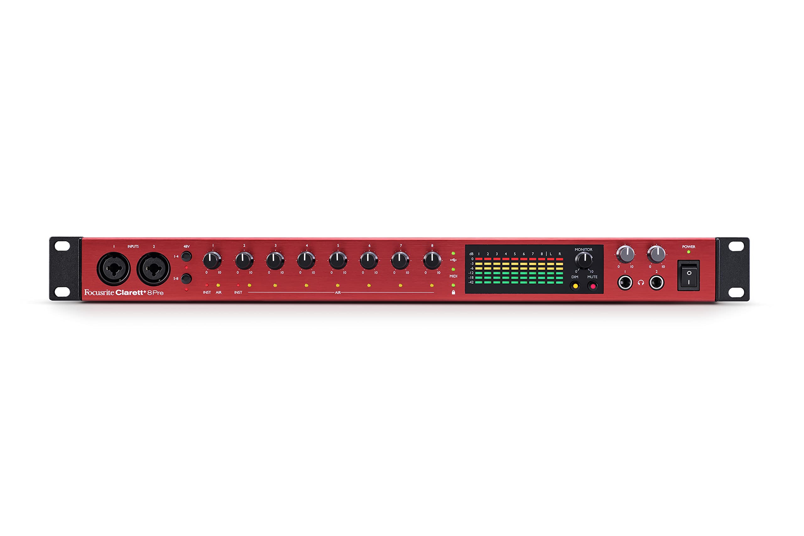 Focusrite Giao di?n âm thanh USB Clarett+ 8Pre 18-in / ...