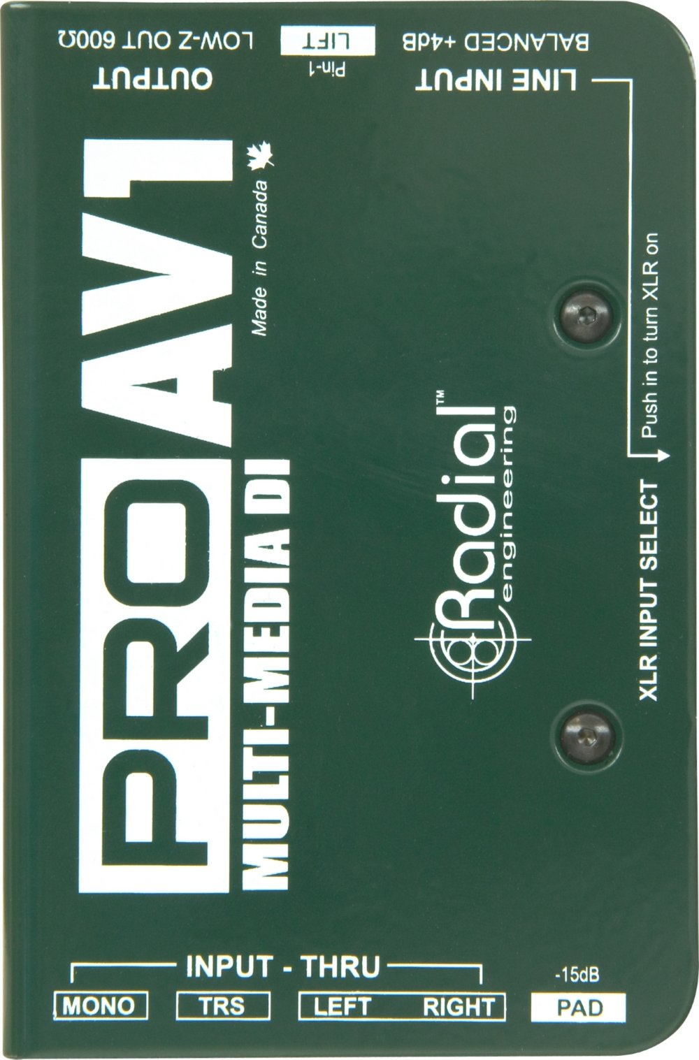 Radial Engineering R8001112 Pro AV1 H?p tr?c ti?p