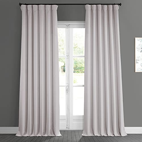 HPD Half Price Drapes Faux Linen Grommet Room Darkening Curtain