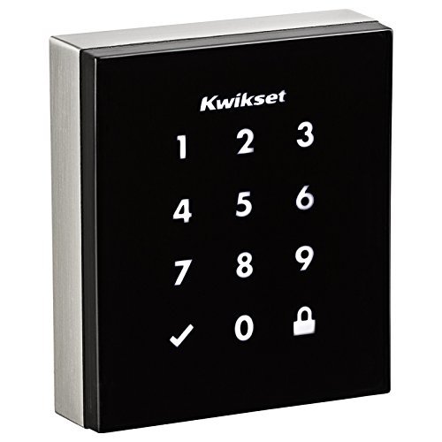 Kwikset Khóa c?a ?i?n t? c?m ?ng hi?n ??i Obsidian Slim...