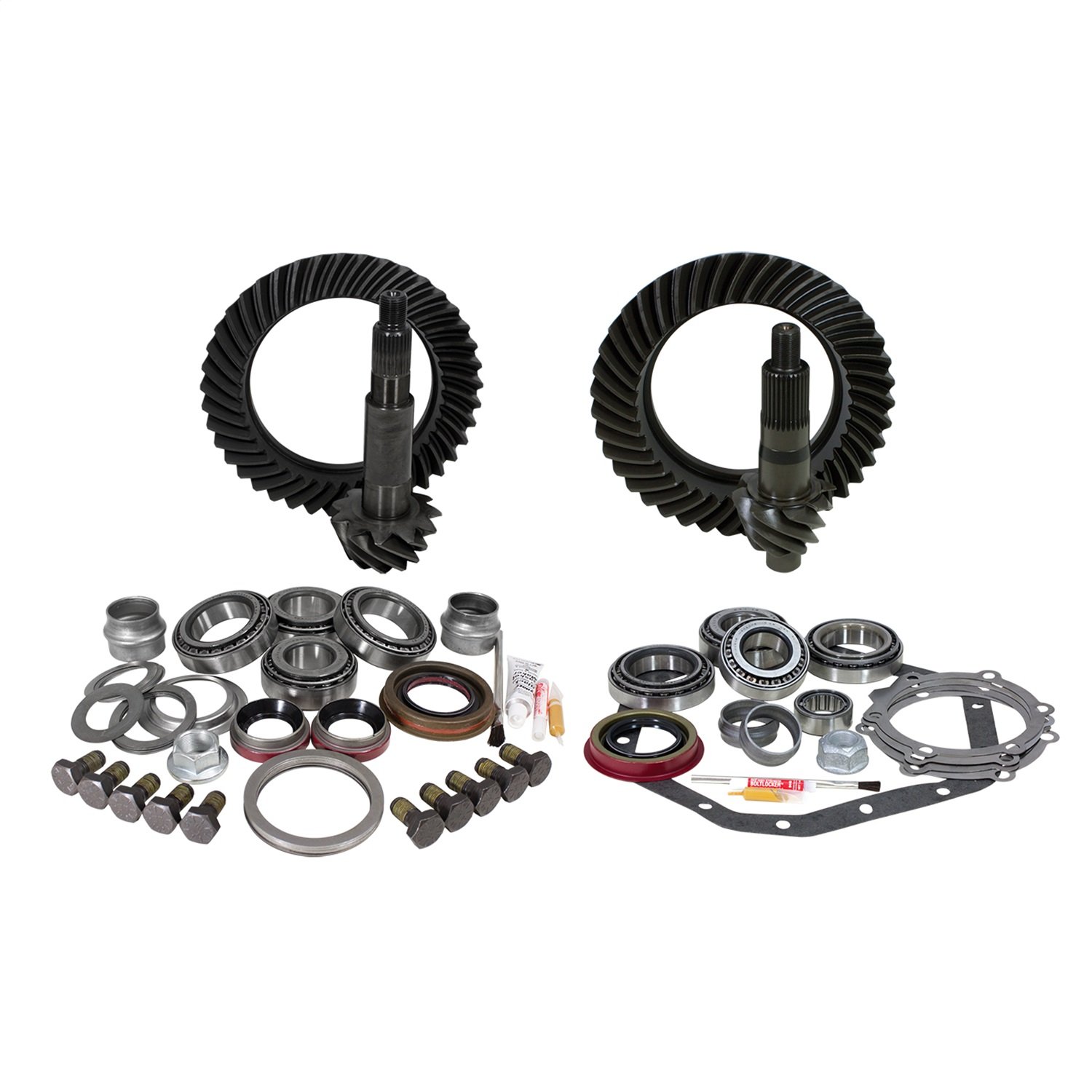 Yukon Gear & Axle Bánh r?ng & Tr?c (YGK047) B? bánh r?ng & l?p ??t cho GM 14T Dana 60 4.88 Dày Quay ng??c