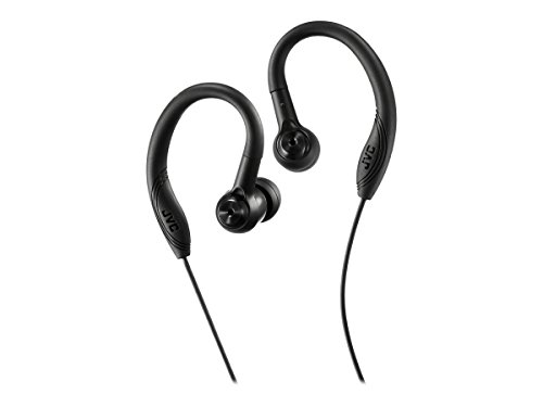 JVC Tai nghe nhét tai th? thao Earbud Earclip màu ?en (HAEC10B) (HA-EC10B)