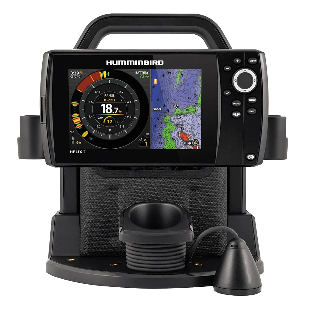 Humminbird 411760-1 ICE Helix 7 Chirp GPS G4 Máy dò cá ...