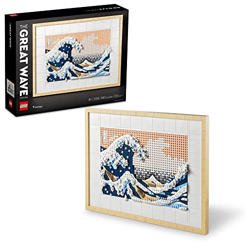 LEGO Art Hokusai  The Great Wave 31208 B? xây d?ng dàn...