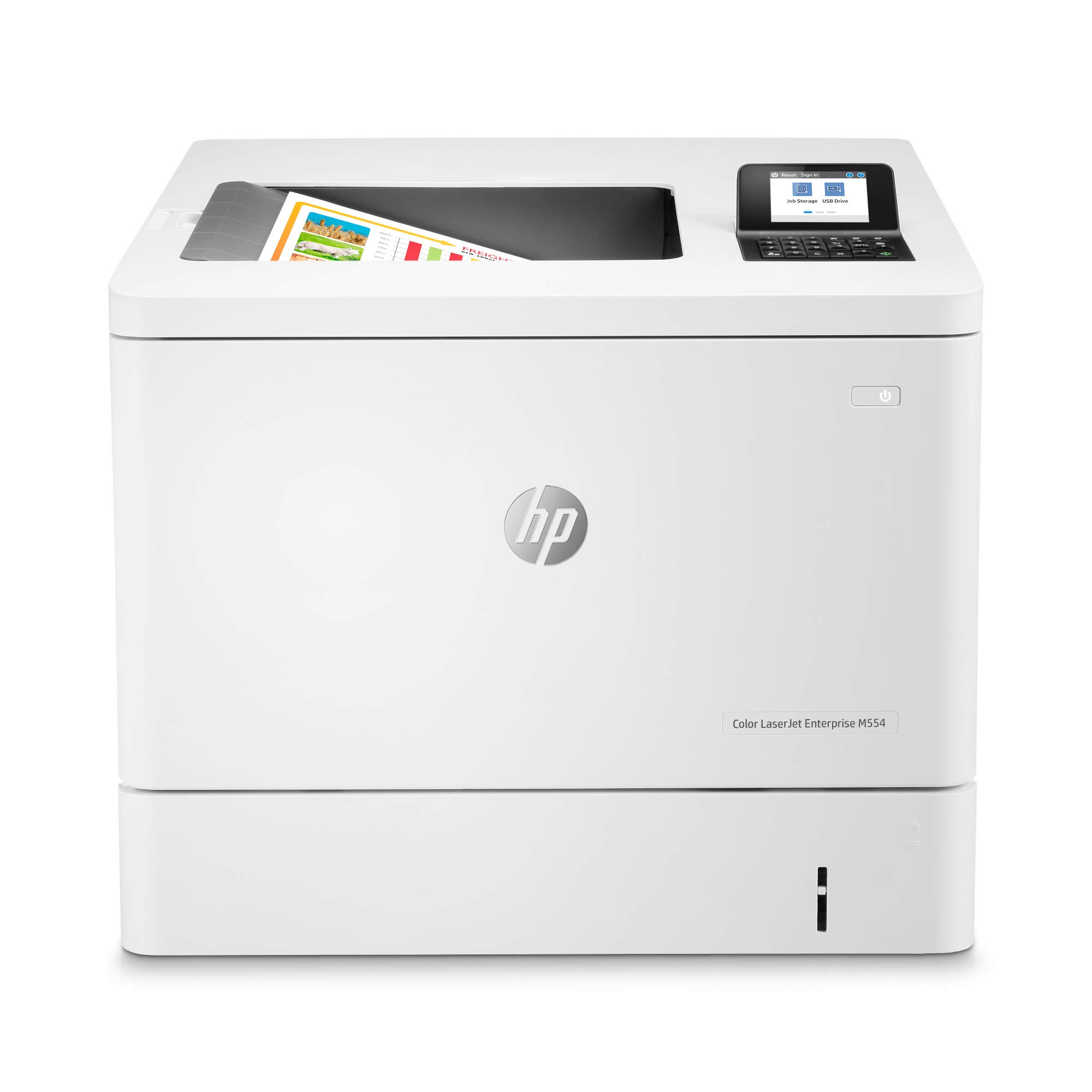 HP Máy in hai m?t màu LaserJet Enterprise M554dn (7ZU81...